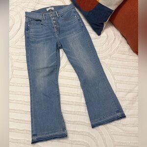 LOFT Light Blue Flare Jeans